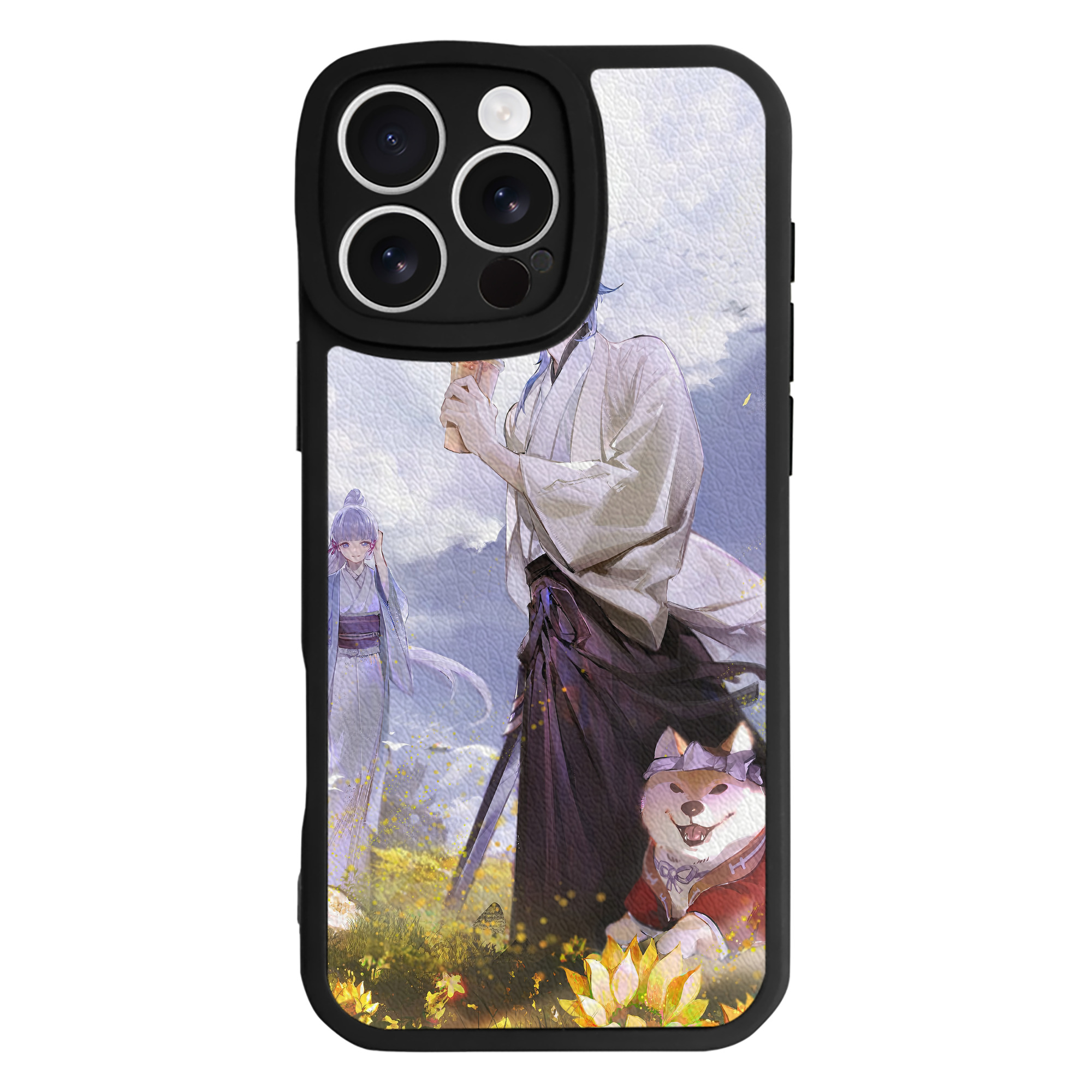 げんし神 genshin 【iPhone 16シリーズ対応】シリコンスマホケース（レザー調） 材質：シリコン